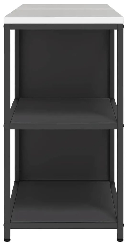 Conjunto de Armazenamento de Cozinha com prateleira 2 pcs Preto