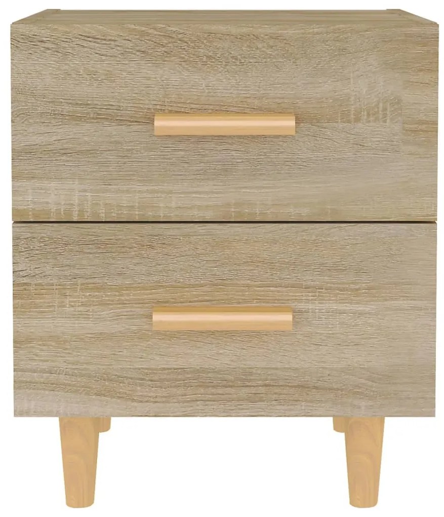 Mesas de cabeceira 2 pcs 40x35x47,5 cm cor carvalho sonoma