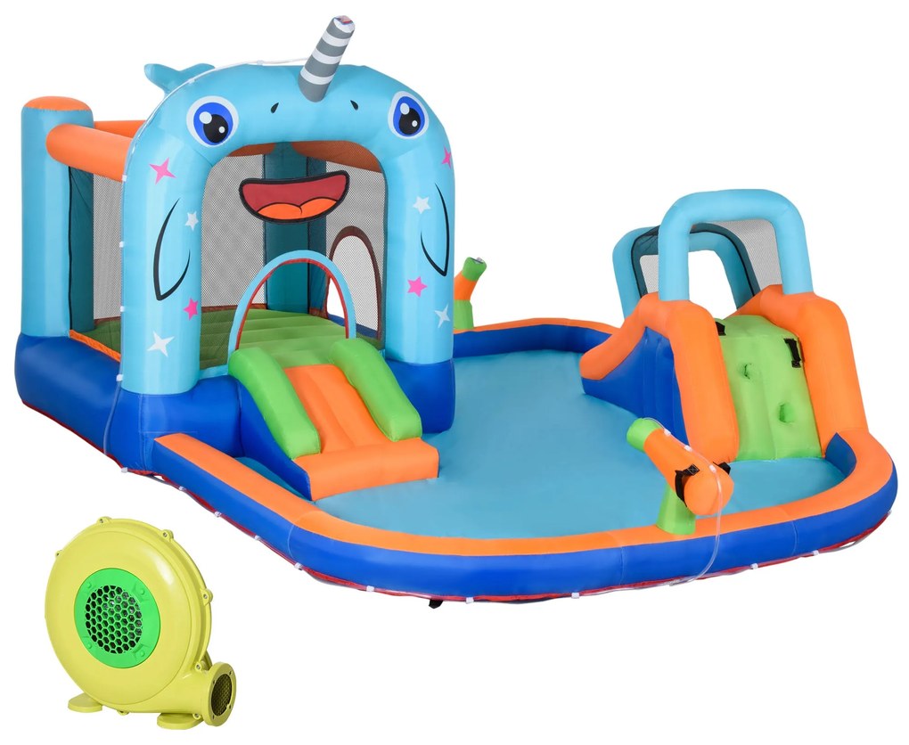 Parque Aquático / Castelo Insuflável para Crianças de 3-8 Anos com Esc
