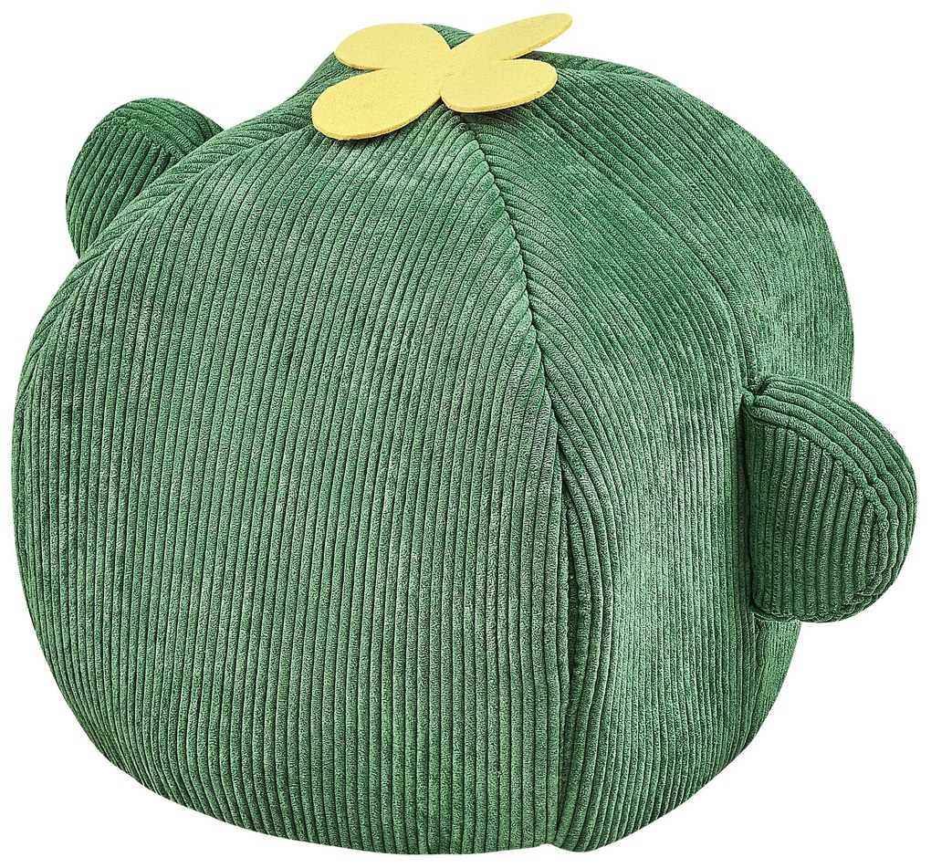 Cama para animal de estimação em bombazine verde 45 x 36 x 36 cm PALU Beliani