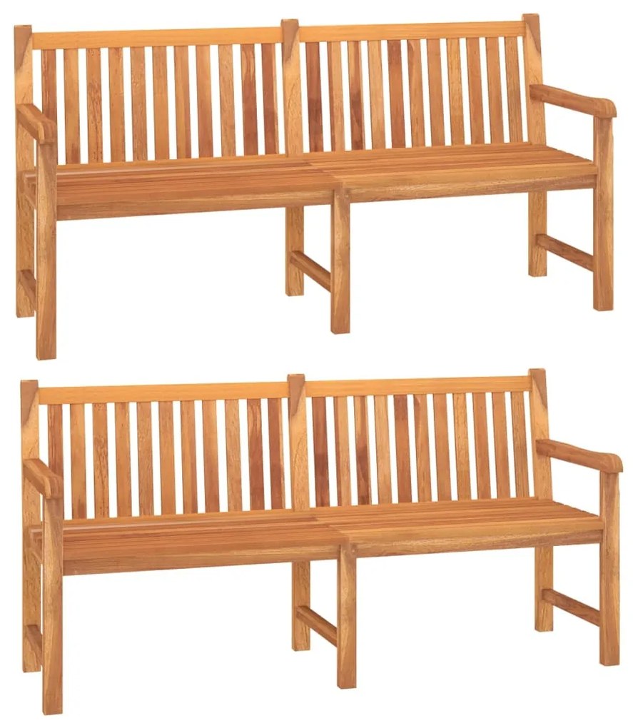 3 pcs conjunto de jantar para jardim madeira de teca maciça
