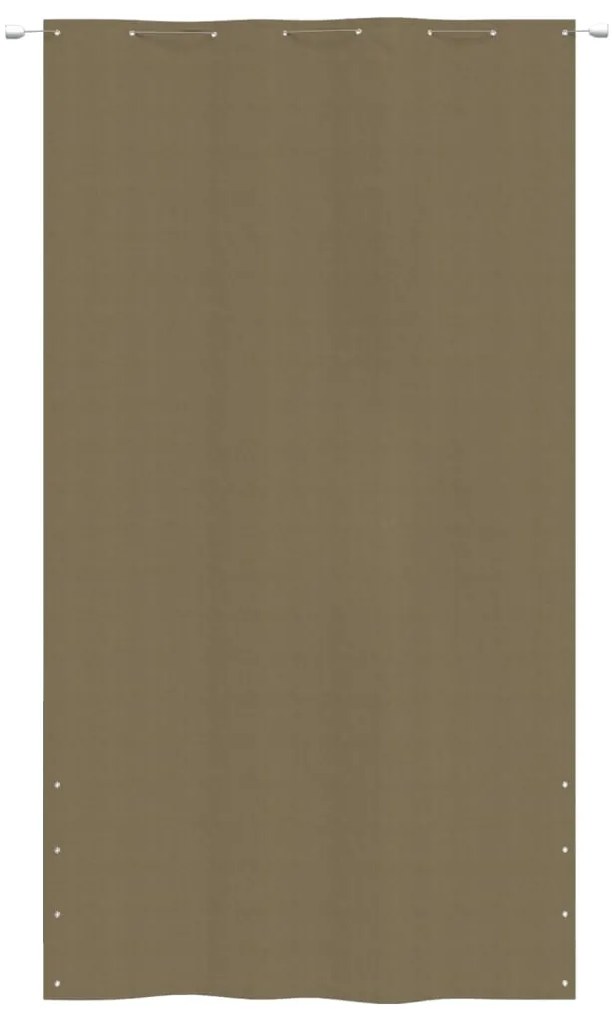 Tela de varanda 160x240 cm tecido oxford cinza-acastanhado