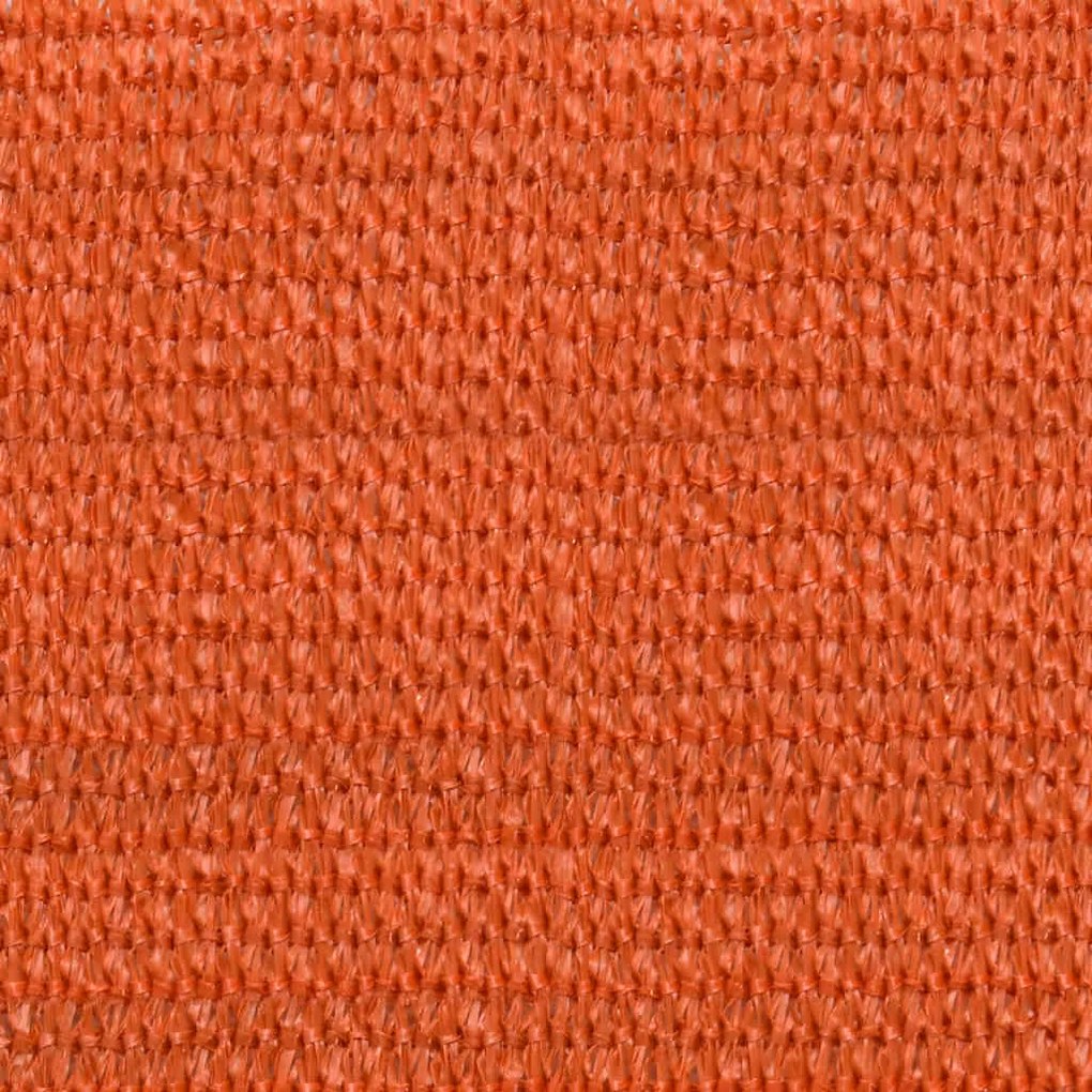 Para-sol estilo vela triangular 160 g/m² 3x4x4 m PEAD laranja