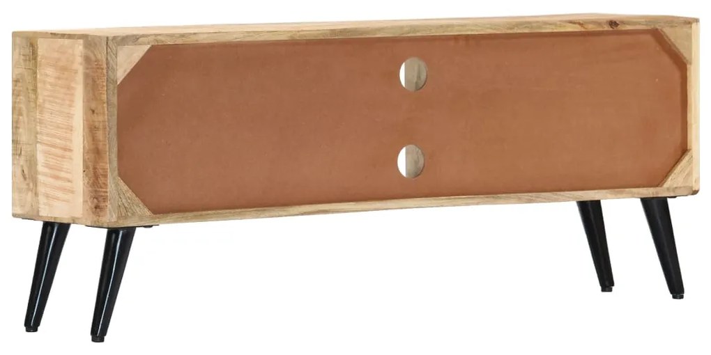 Móvel de TV 115x30x47 cm madeira de mangueira maciça