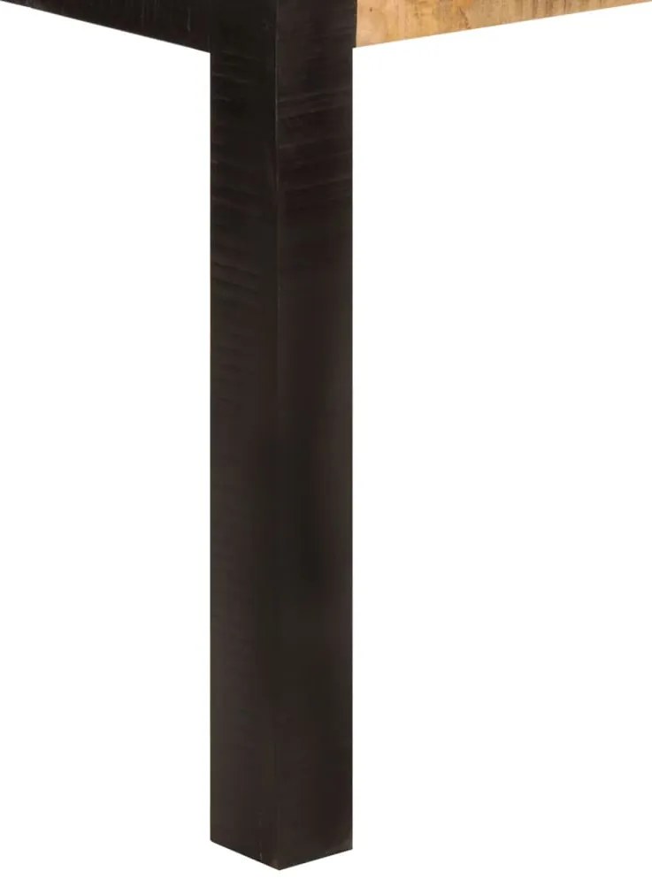 Mesa de jantar 120x60x76 cm madeira de mangueira maciça