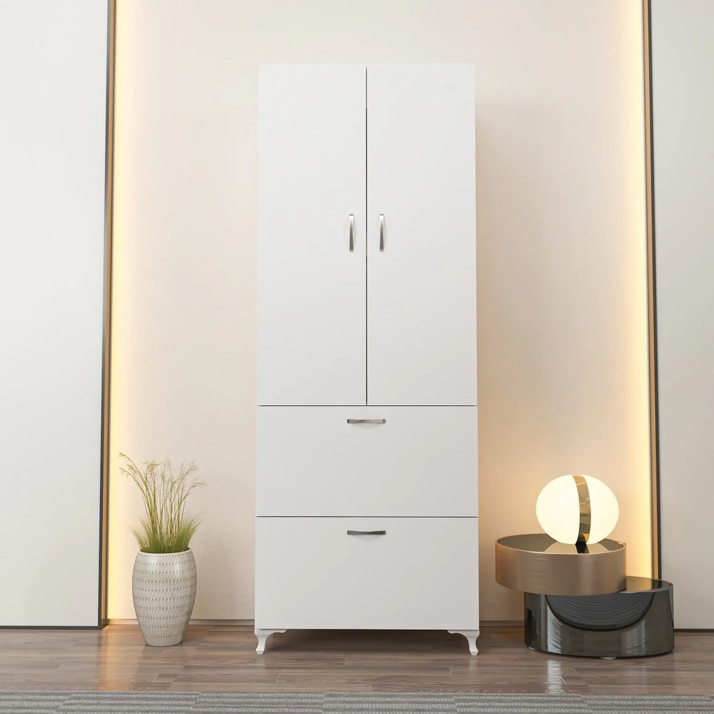 Armário Multiusos Yaşam – Branco – 60 cm x 163,6 cm x 31,5 cm