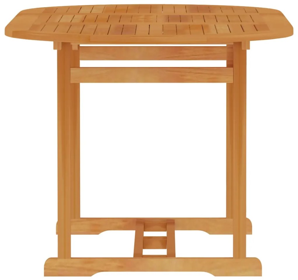 Mesa de jardim 150x90x75 cm madeira de teca maciça