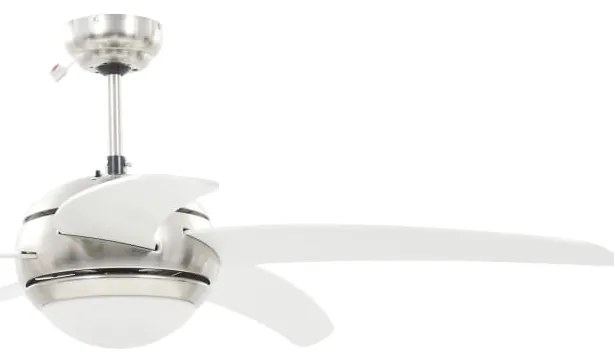 Ventoinha de teto com luz 128 cm branco