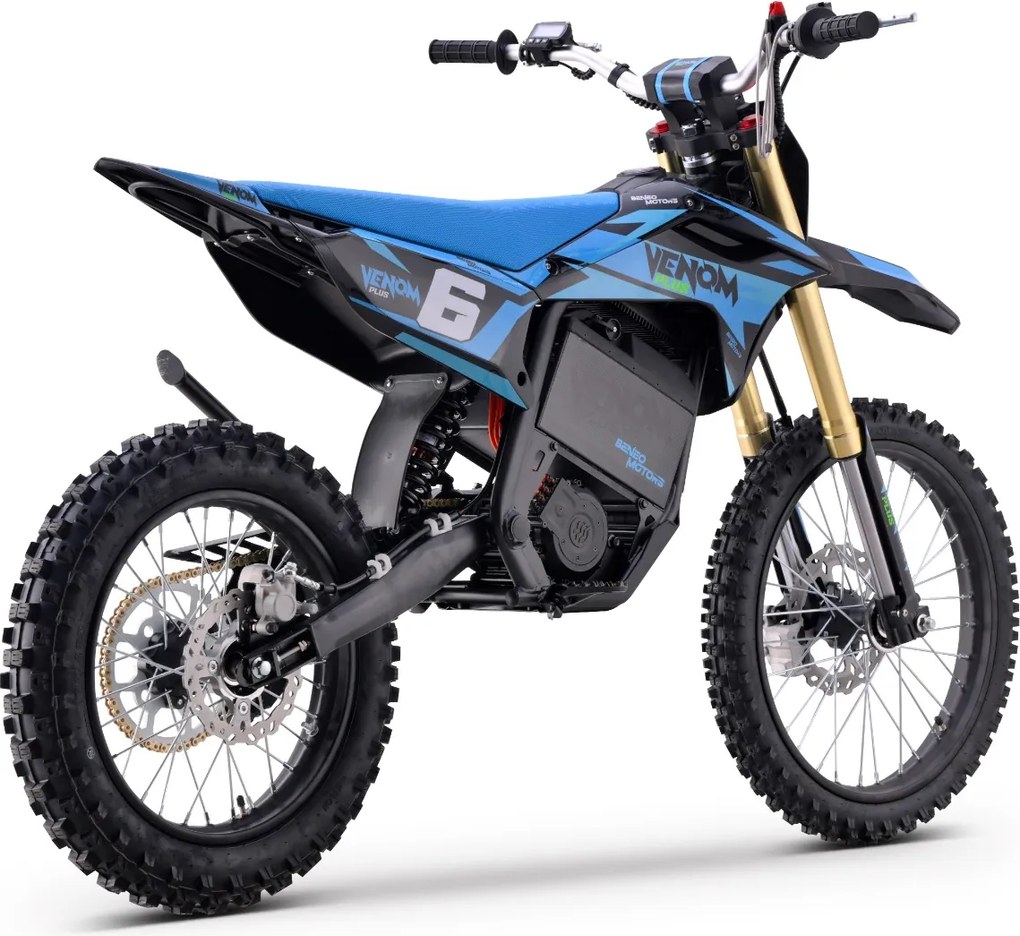 Mota cross para crianças Motocross Motors Venom – 8000W, 3 modos de condução Azul