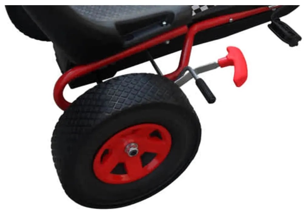 Kart com pedal vermelho