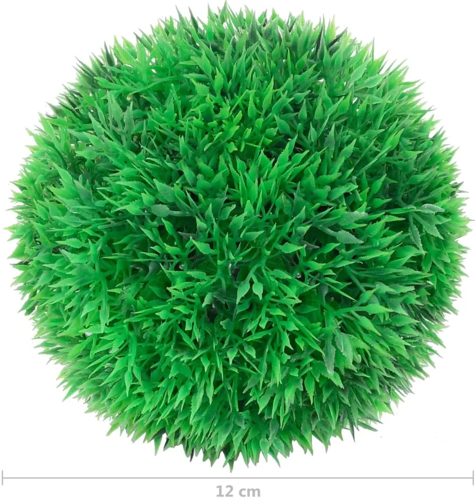 Bolas de buxos artificiais 4 pcs 12 cm