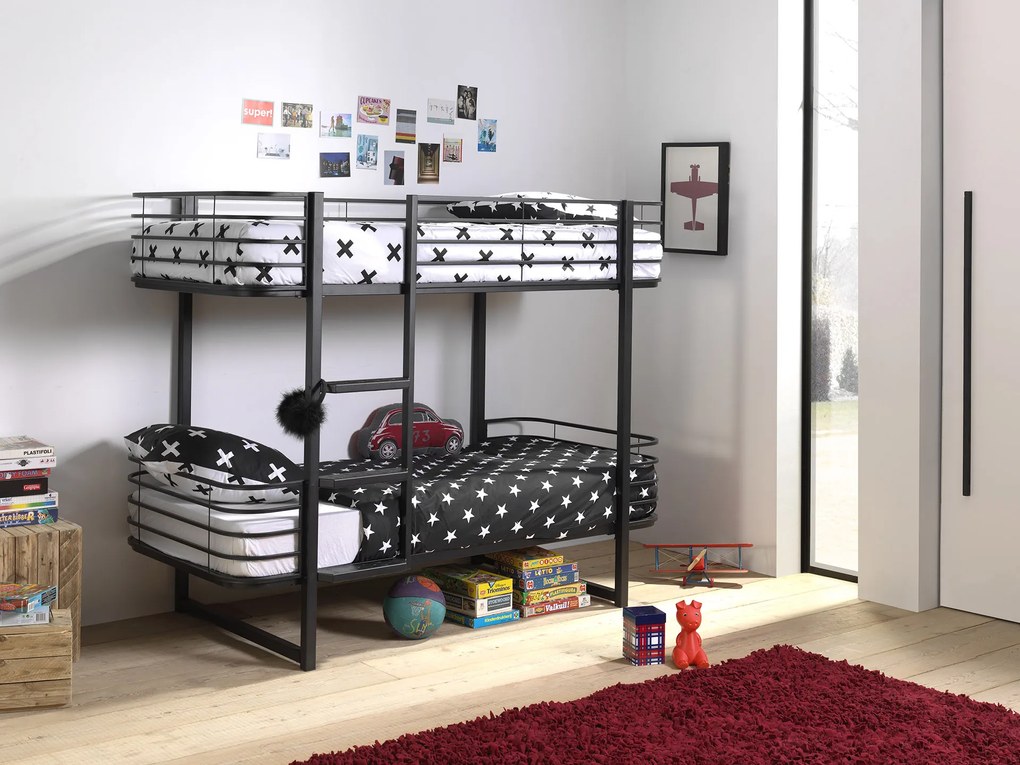 Beliche Infantil Metal OSCAR 90x200 Preto