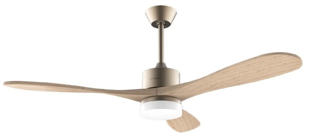 Ventoinha de teto EnergySilence Aero 5290 Golden Pro 35 W com motor DC, 52’’ e candeeiro LED