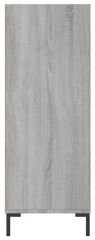 Estante 69,5x32,5x90 cm derivados de madeira cinzento sonoma