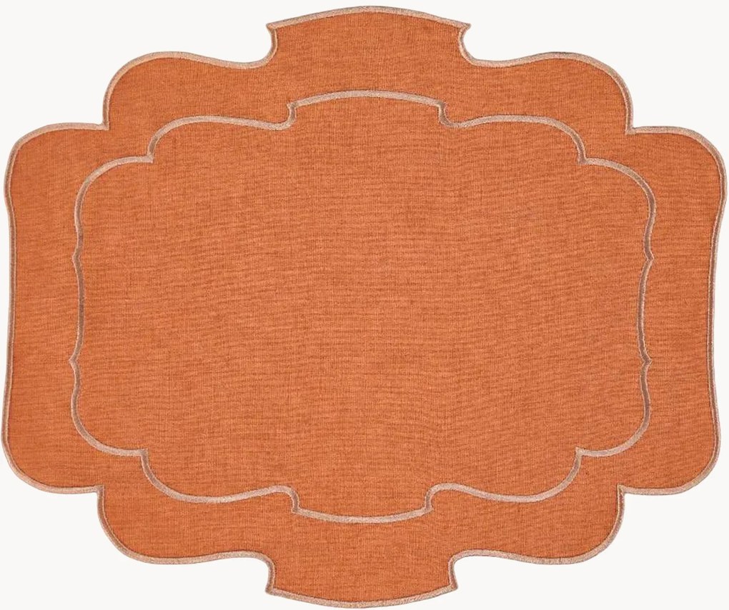 Individual de mesa com bordado Belmonte