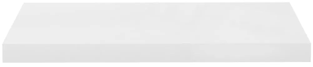 Prateleira de parede suspensa 60x23,5x3,8 cm MDF branco