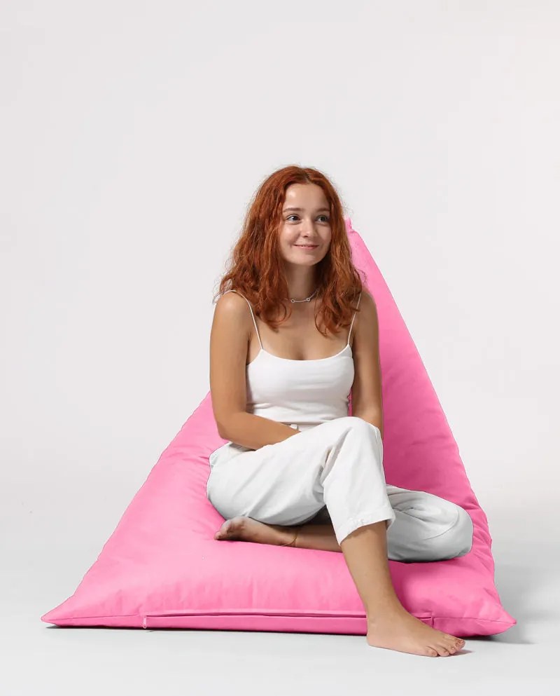 Pufe de Jardim Pyramid Big Bed – Rosa – 145x90x35 cm | Tribo Home
