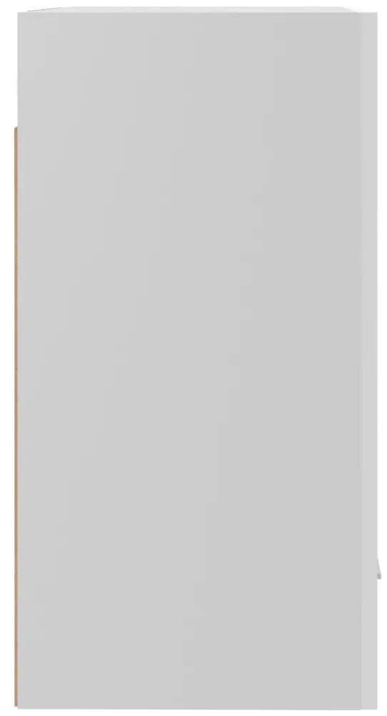 Armário de parede “Lyon” deriv. madeira branco brilhante