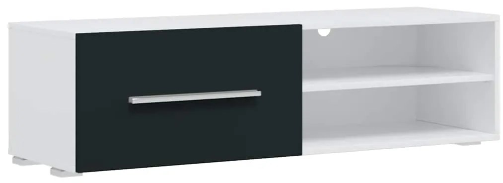 Móveis TV 5pcs com iluminação LED madeira projetada índigo mate