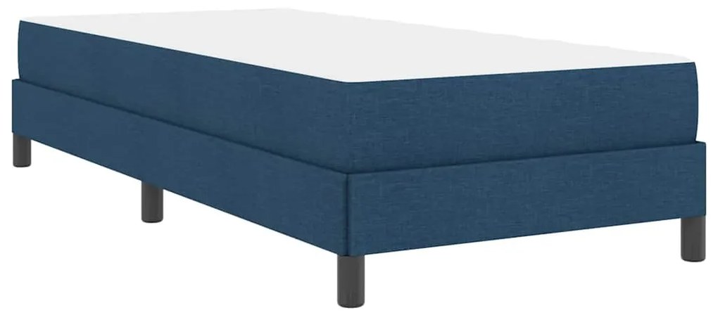 Cama Box Outros Azul 90 x 190 cm tecido
