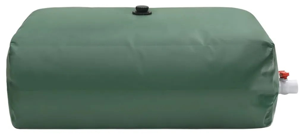 Depósito de água dobrável com torneira 670 L PVC