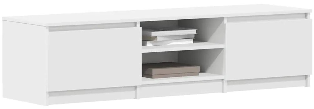 Móvel de TV 140x40x35,5 cm derivados de madeira branco