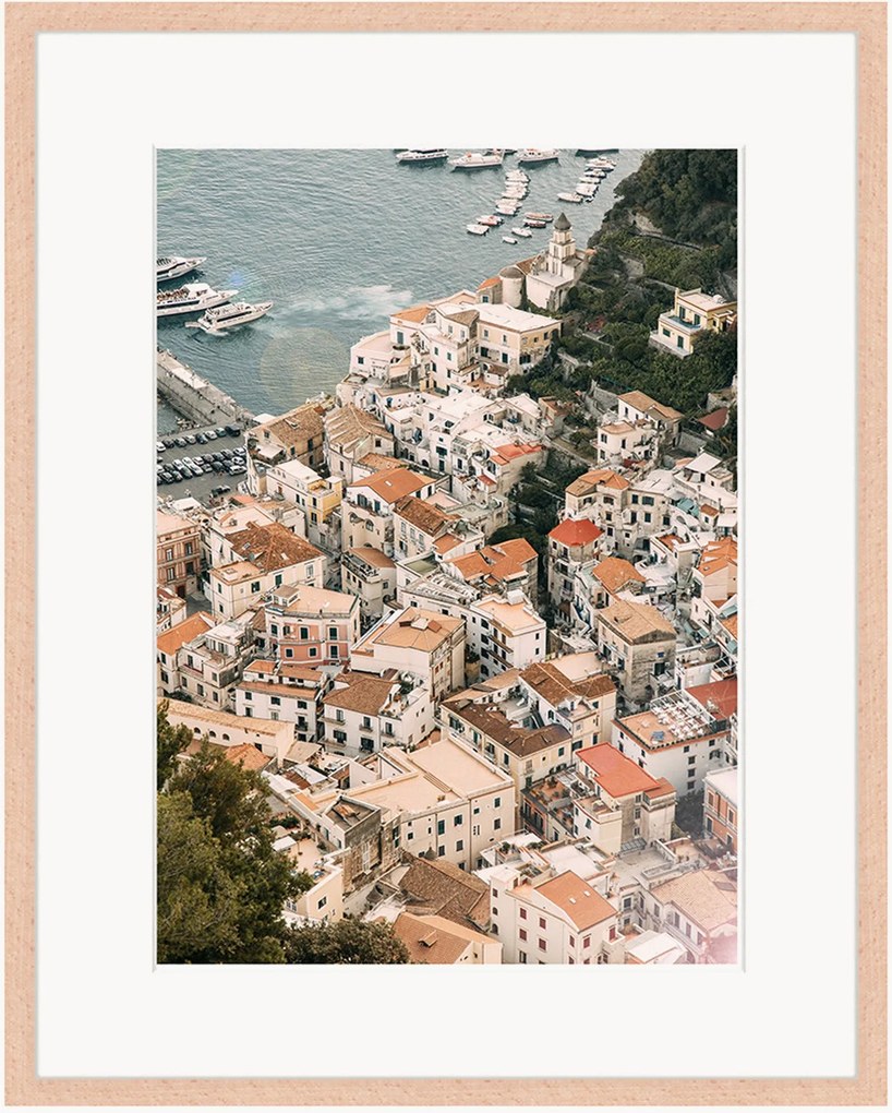 Impressão digital emoldurada Amalfi