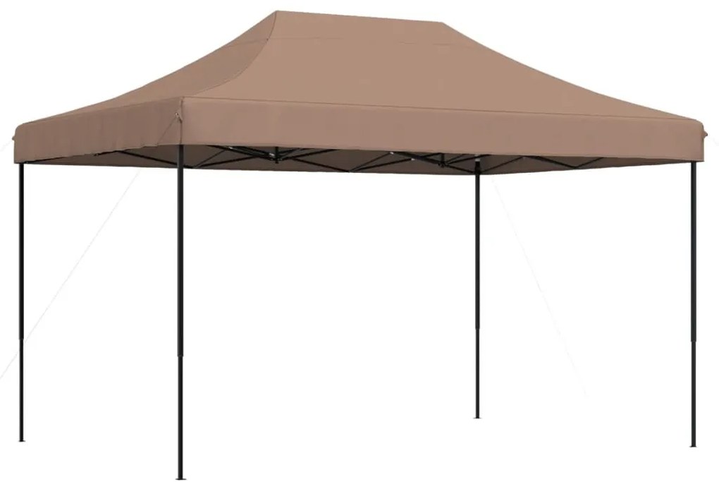 Tenda para festas pop-up dobrável 410x279x315 cm castanho