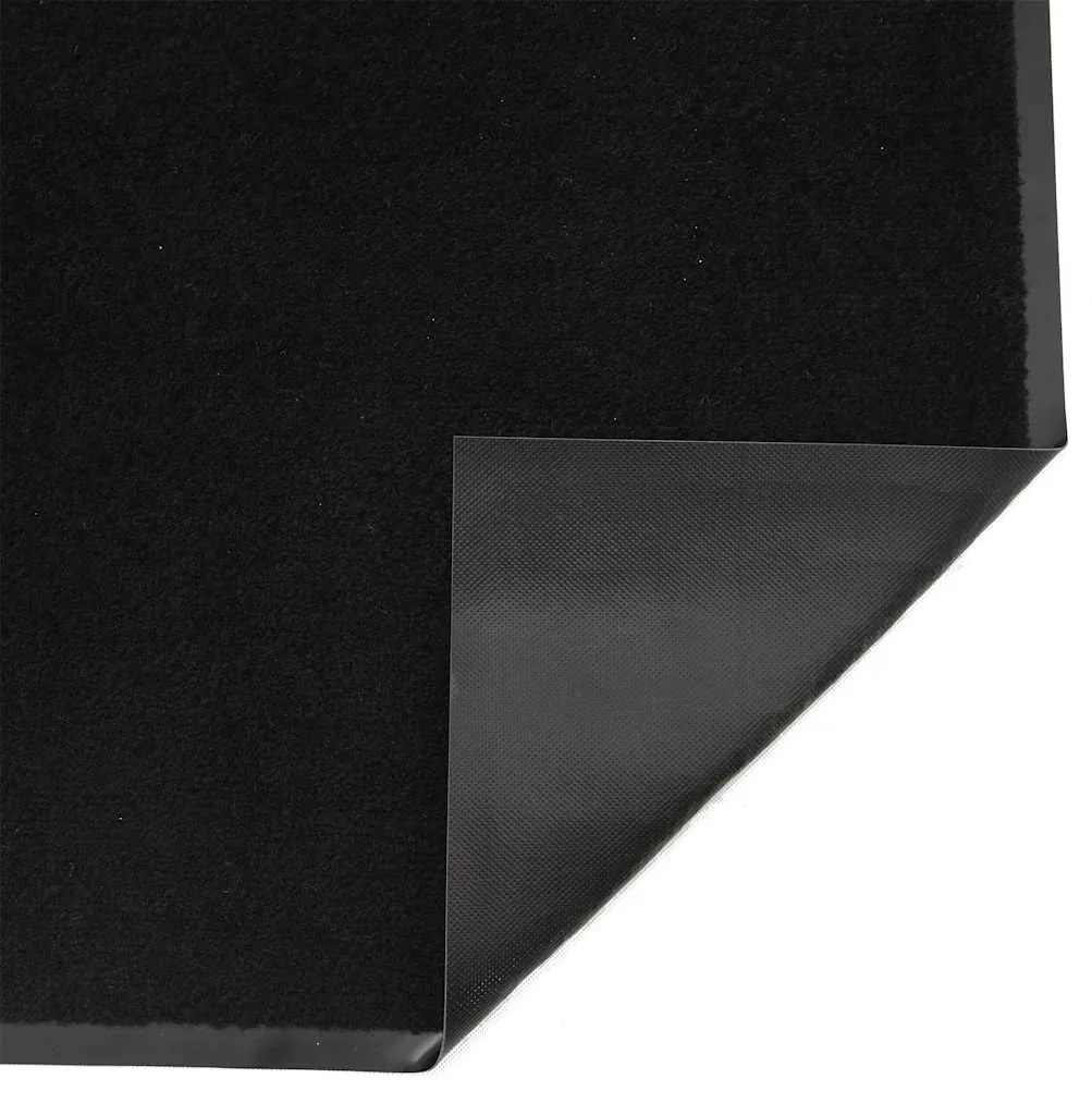 Tapete de porta 40x60 cm preto