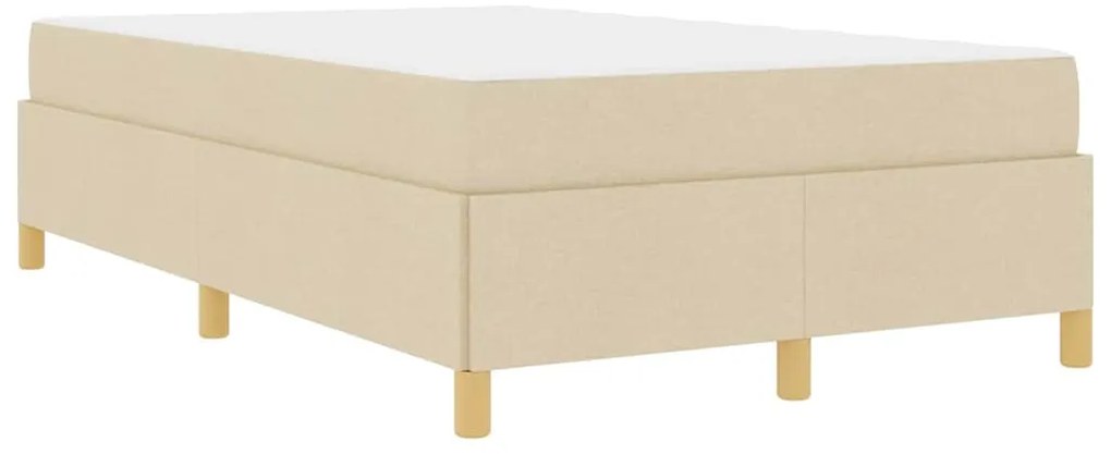 Cama Box Outros Branco e Creme 120 x 190 cm Poliéster
