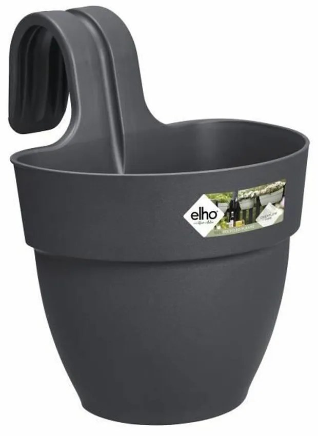 Vaso Elho Vibia 24,1 X 20,5 X 26,5 cm Antracite