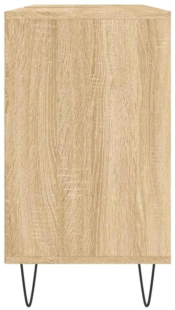 Armário p/ casa banho 80x33x60cm deriv. madeira carvalho sonoma