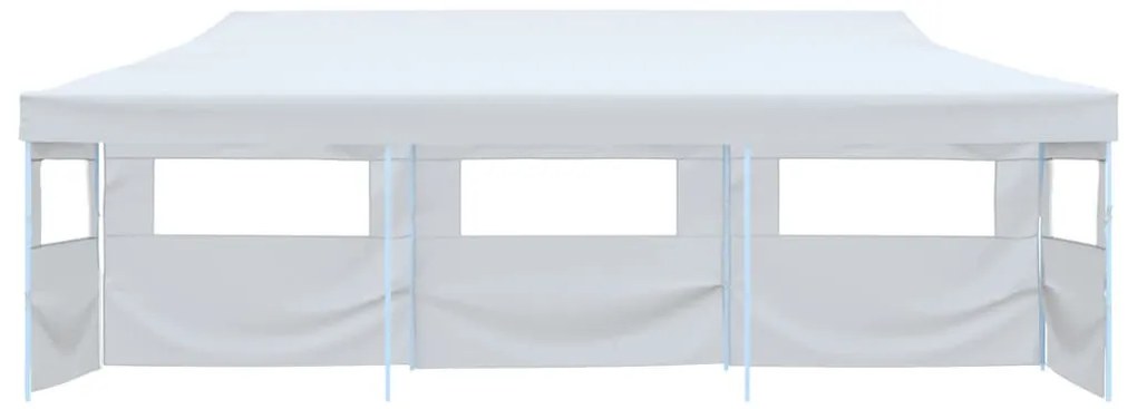 Tenda para festas pop-up dobrável c/ 5 paredes 3x9 m branco