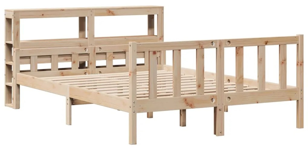 Cama sem colchão 120x190 cm madeira de pinho maciça
