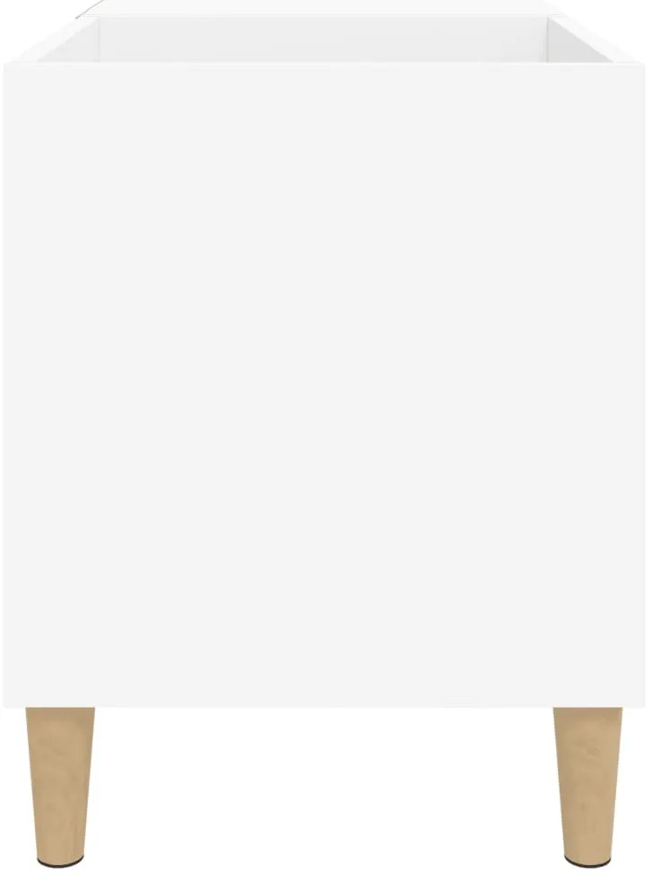 Armário para discos 84,5x38x48 cm derivados de madeira branco