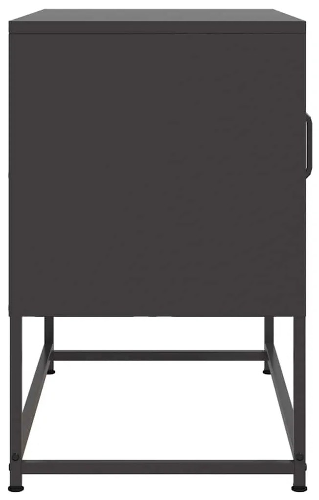 Móvel de TV 68x39x60,5 cm aço preto