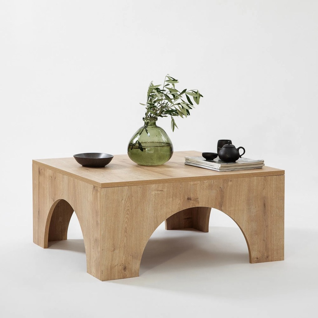 Mesa de Centro Collesium – Carvalho – 80x37x80 cm