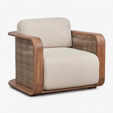 Pack De 2 Poltronas De Jardim Em Madeira De Acácia Noira Castanho Acácia - Sklum