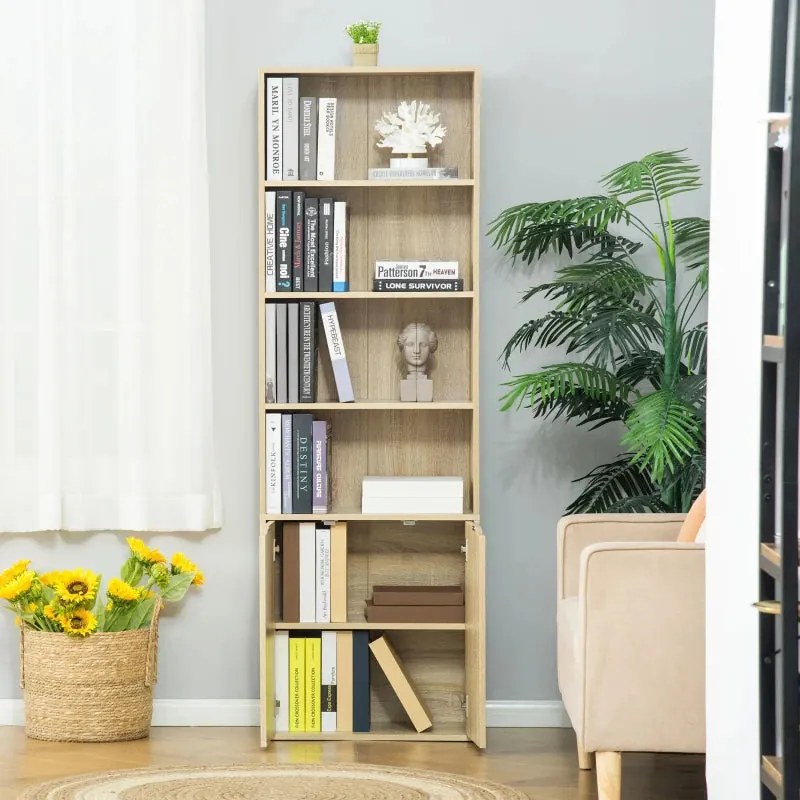 Estante Elle - Carvalho - Design Moderno