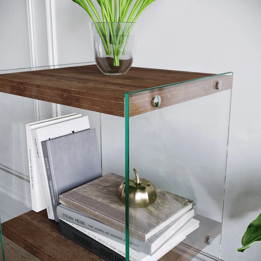 Estante R300 – Nogueira – 40 cm x 80 cm x 35 cm