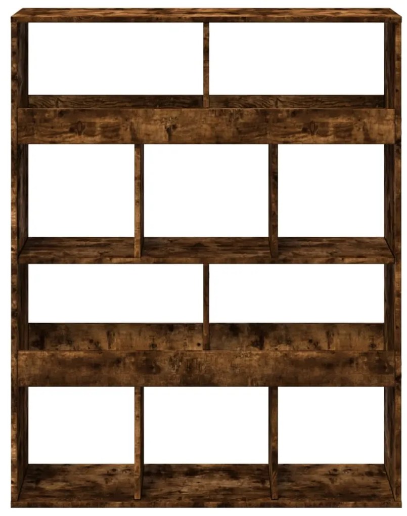 Estante 100x33x125,5 cm derivados de madeira carvalho fumado