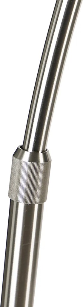 Candeeiro de pé em aço com abajur verde escuro 50cm - XXL