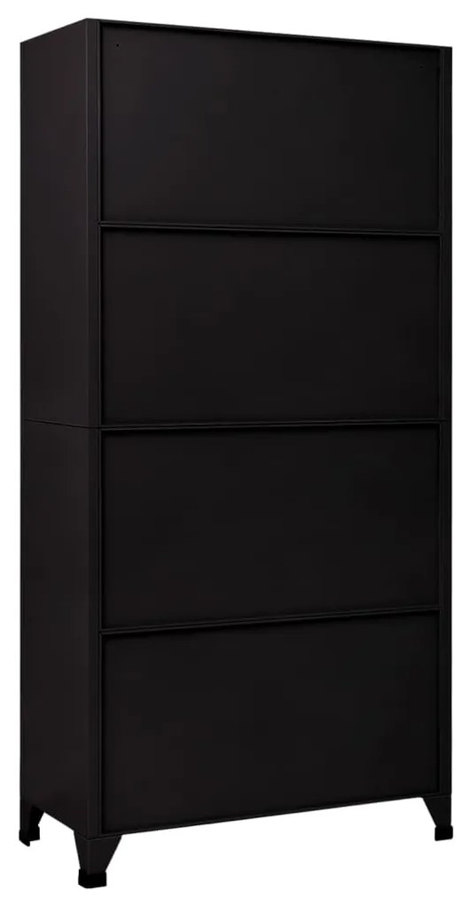 Cacifo 90x40x180 cm aço preto