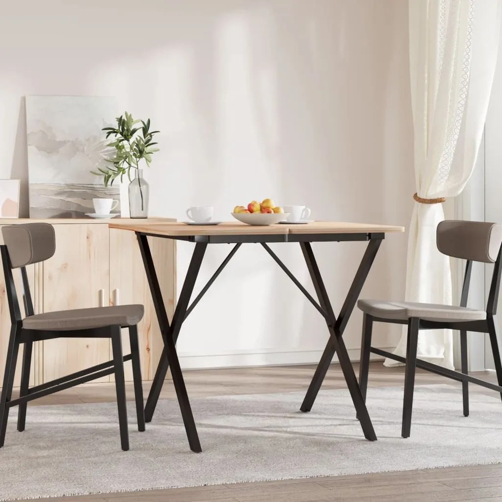 Pernas para mesa de jantar estrutura em X aço