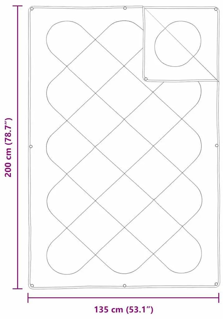 Colchas &amp; Edredons Branco 135 x 200 cm Microfibra