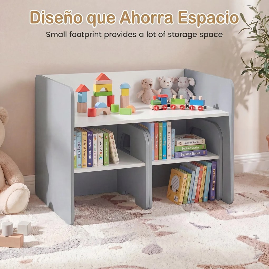 Conjunto de mesa e 2 cadeiras infantis com quadro de giz integrado e motivo de elefante em madeira, para crianças a partir dos 3 anos, sala de jogos/c