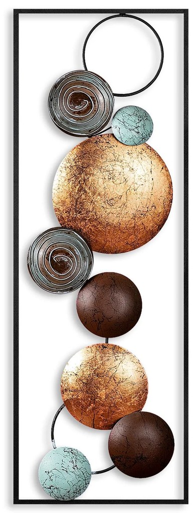 Acessório Decorativo de Parede Texturizado – Multicolor – 32x90x4 cm