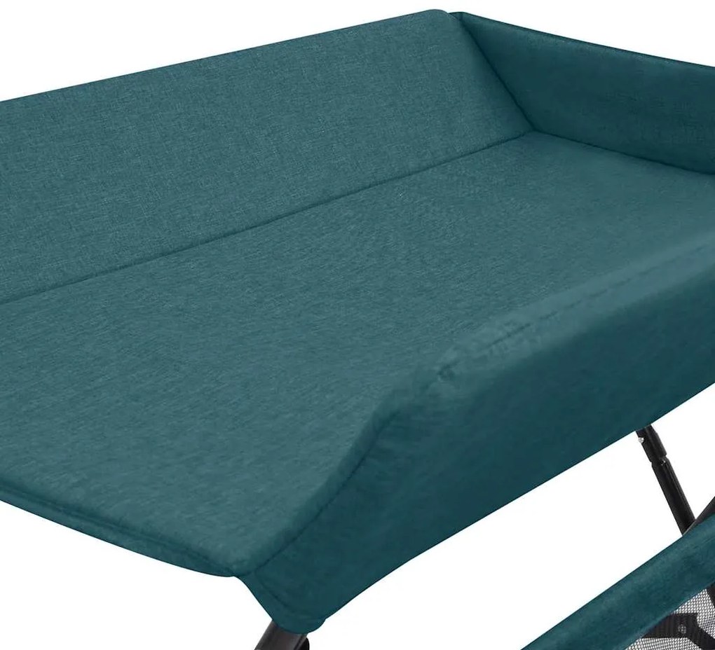 Mesa muda-fraldas ferro verde