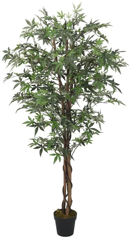 Ácer artificial 672 folhas 180 cm verde