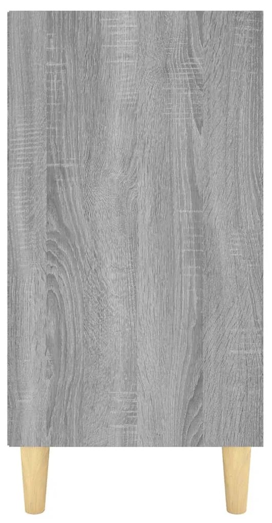 Aparador 103,5x35x70 cm derivados de madeira cinzento sonoma